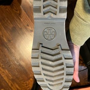 Gently used Tory Burch rain boots
